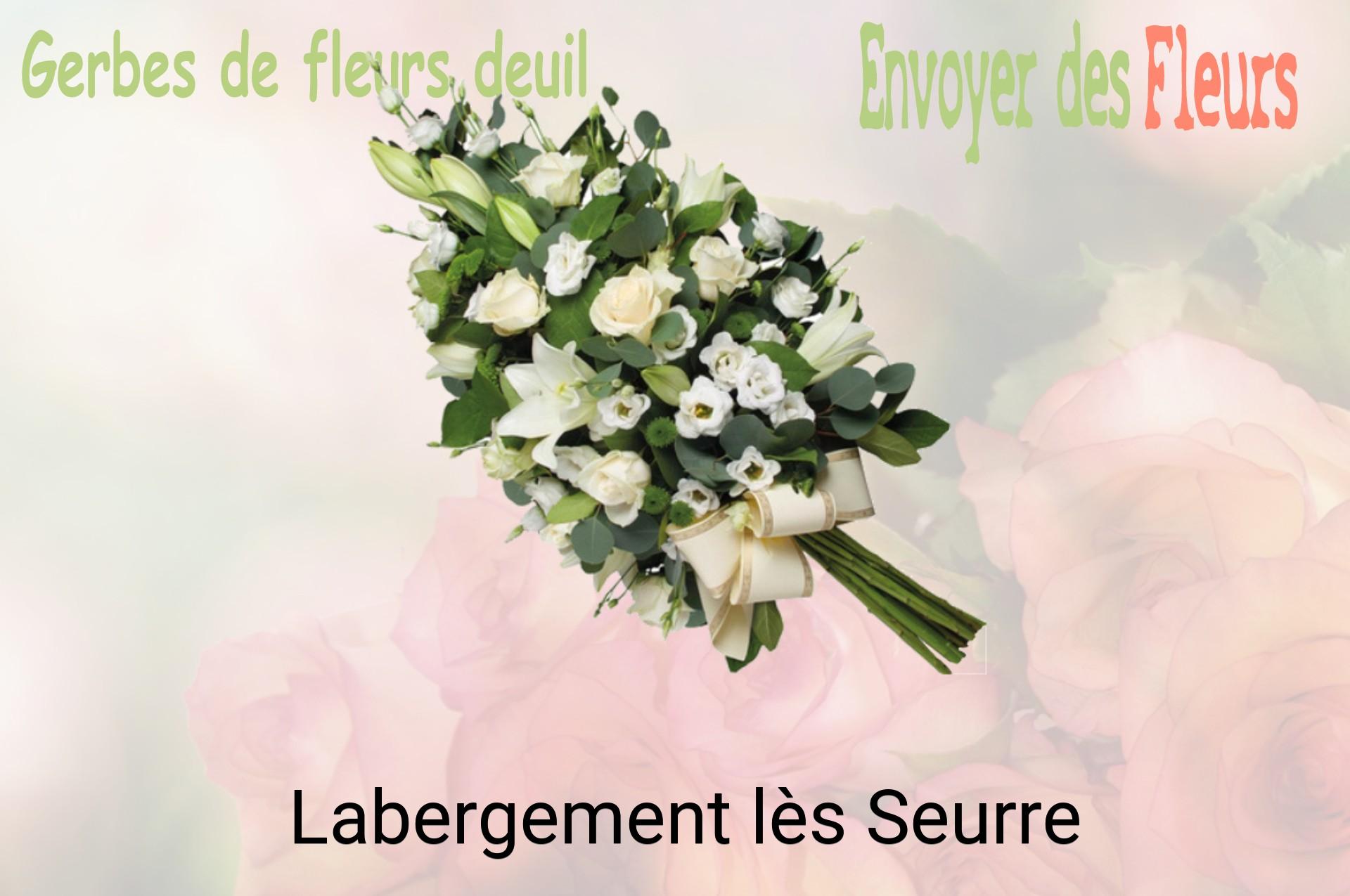 Gerbe de fleurs de deuil livrée à Labergement-lès-Seurre